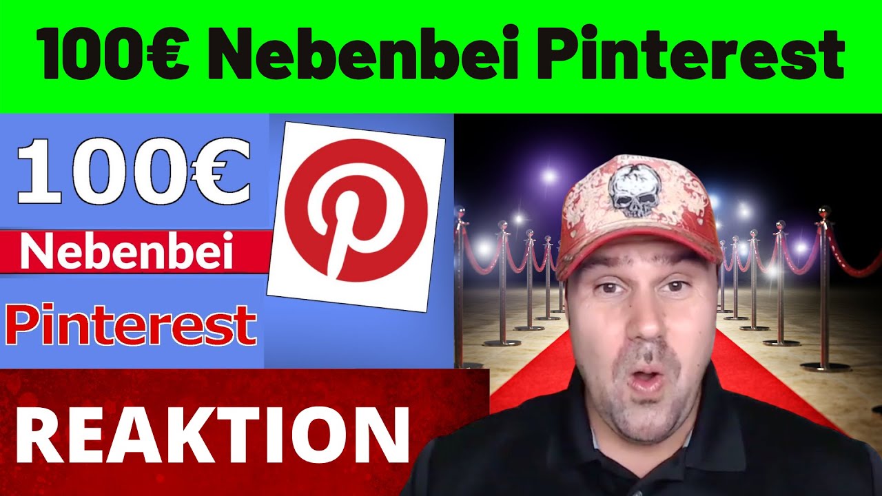 Wie Du 100€ Nebenbei Mit Pinterest verdienen Kannst! ✅ (Geld Verdienen 2023) - Michael reagiert auf